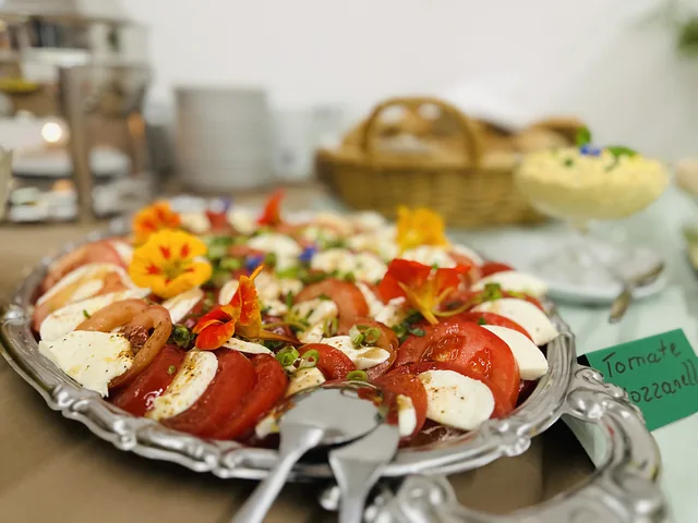 Tomate und Mozzarella